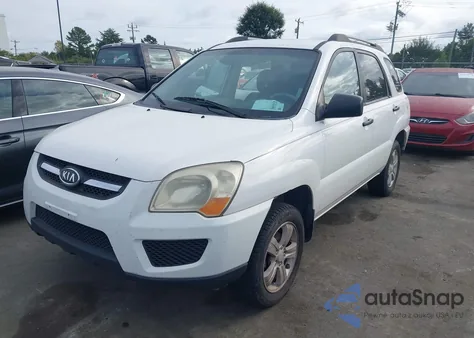 2009 Kia Sportage Lx z USA, uszkodzony, nr VIN KNDJF724X97565212